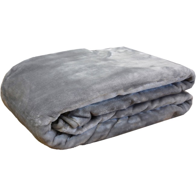 Κουβέρτα Βελουτέ Κούνιας 110x140 3 Grey